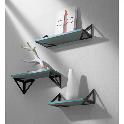 Wall Shelves Set of 3 for Bedroom, Bathroom, Living Room, Kitchen, Dual Purpose Weight Bearing Shelves for Cats, Pictures, Towels, Accessories 