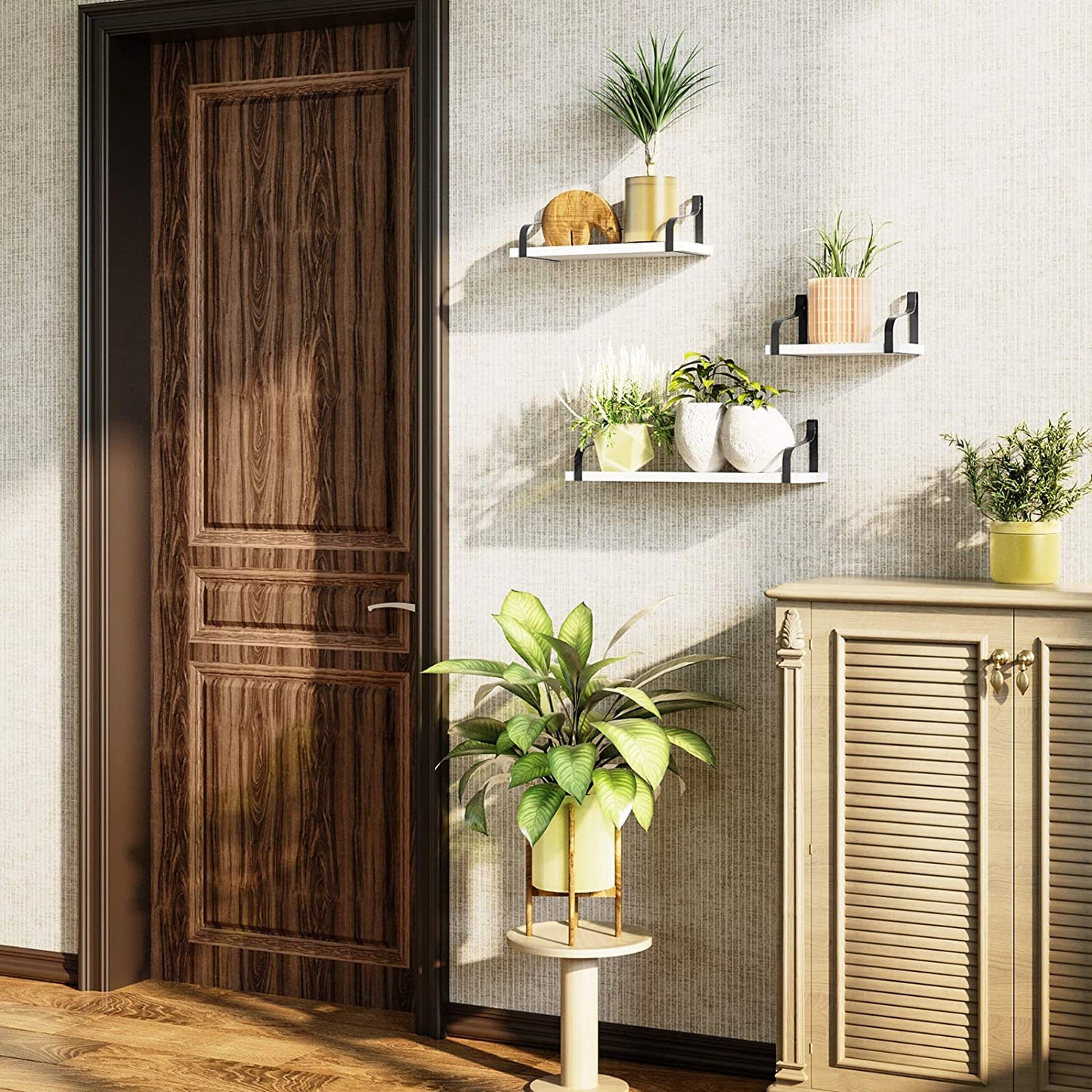 Wall Shelves: Shelves for Bedroom, Living Room, Bathroom, Kitchen, Office and More White 