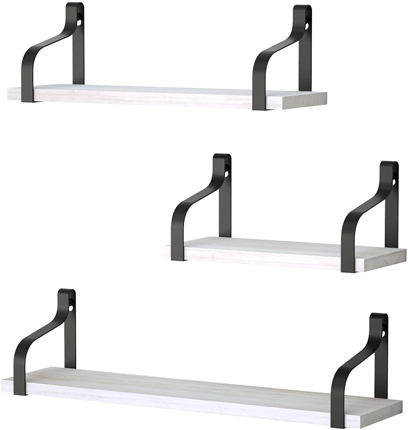 Wall Shelves: Shelves for Bedroom, Living Room, Bathroom, Kitchen, Office and More White 