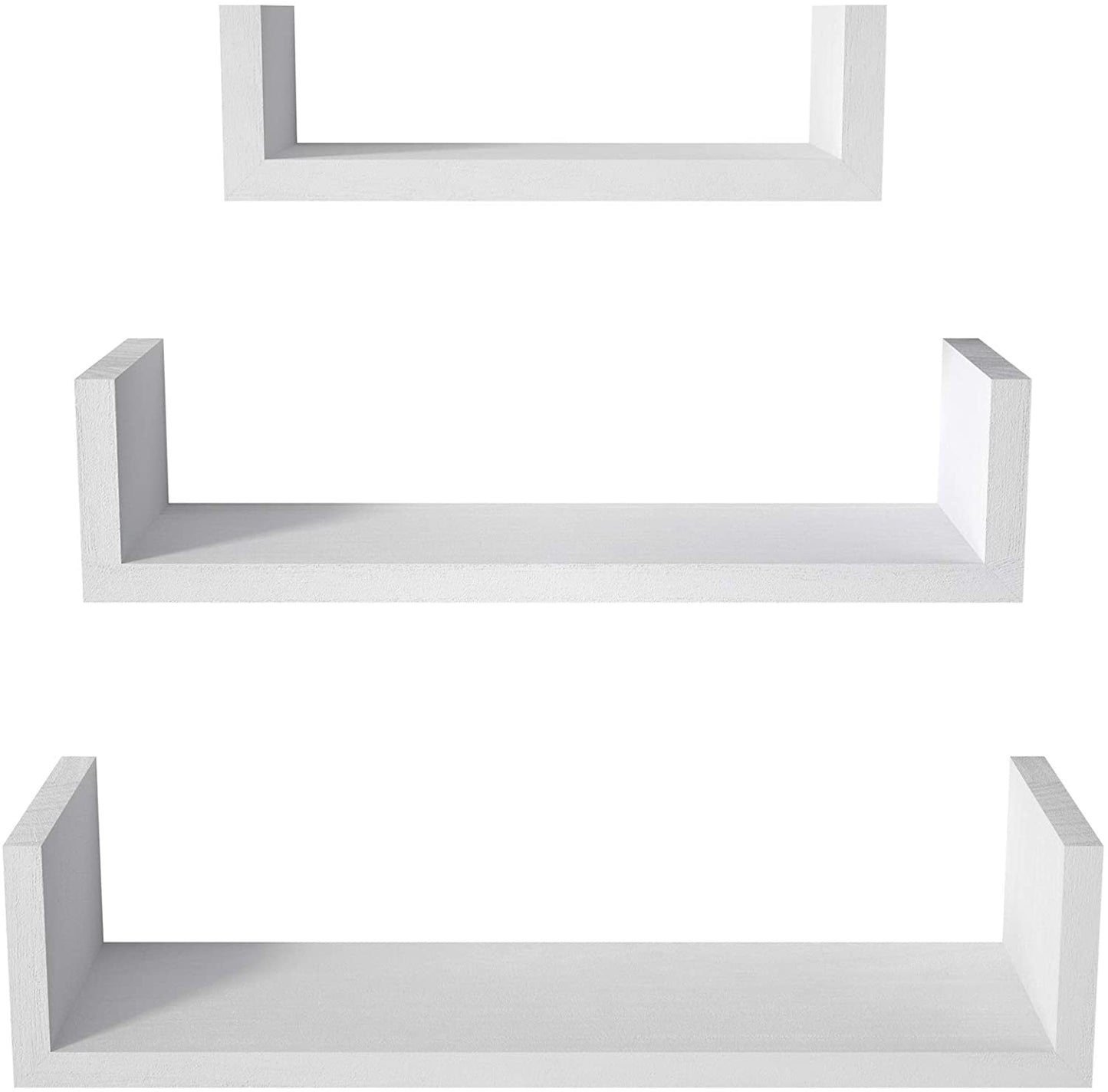 Wall Shelves Solid Wood Wall Shelves, White 