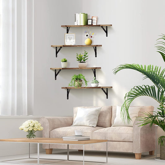 Wall Shelves Storage Shelves for Bedroom, Living Room, Bathroom, Kitchen, Office 