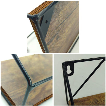 Wall Shelves Storage for Kitchen Living Room Bathroom, Set of 2 