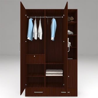Wardrobe : 2 Door Wardrobe (In Chisel Finish)