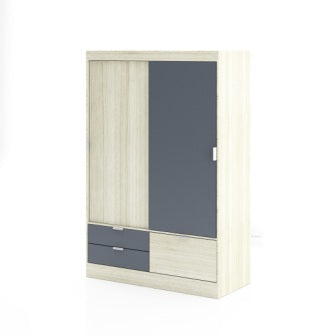 Wardrobe 2 Door Wardrobe (In Highland Pine Finish)