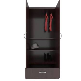  Wardrobe 2 Door Wardrobe (In Wenge Finish)