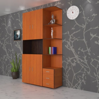 Wardrobe : 2 Door Wardrobe (In Wenge Finish)