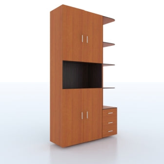 Wardrobe : 2 Door Wardrobe (In Wenge Finish)