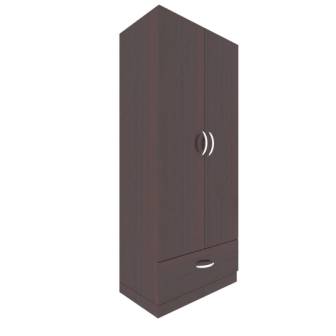  Wardrobe 2 Door Wardrobe (In Wenge Finish)