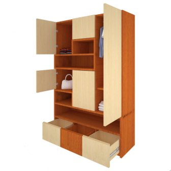  Wardrobe 3 Door Wardrobe (In Autumn)