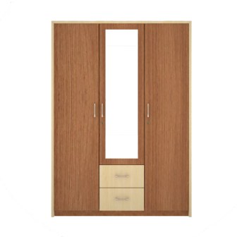 Wardrobe : 3 Door Wardrobe (In Cherry Twist)