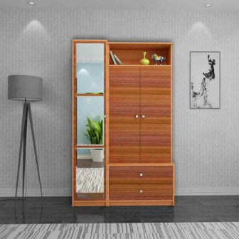 Wardrobe : 3 Door Wardrobe (In Nayana Teak)