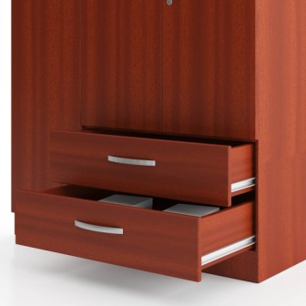 Wardrobe 3 Door Wardrobe (In Sapeli Finish)