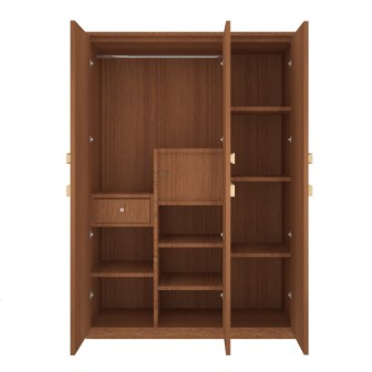 Wardrobe 3 Door Wardrobe (In Urban Teak)