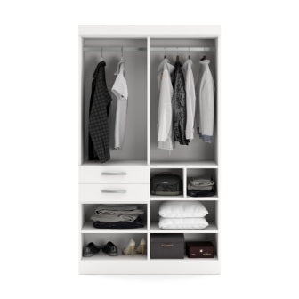 Wardrobe : 4 Door Wardrobe (In Frosty Finish)