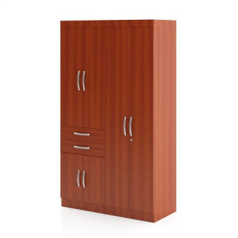 Wardrobe : 4 Door Wardrobe (In Teak Finish)