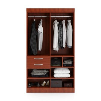 Wardrobe : 4 Door Wardrobe (In Teak Finish)