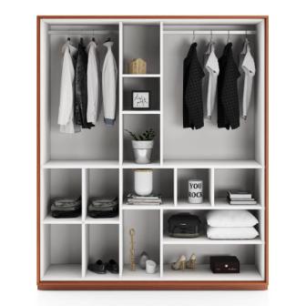 Wardrobe: Home 3 Door Wardrobe