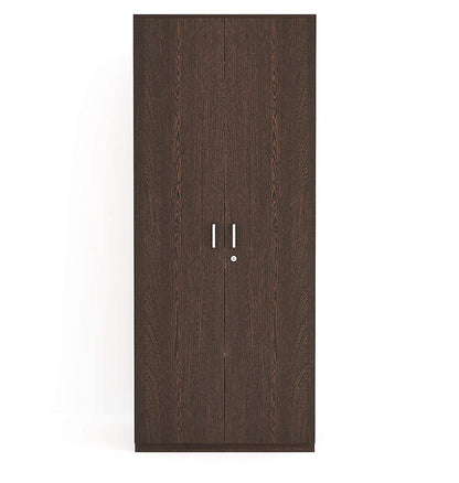 Wardrobe: Malte Wood 2 Door Plain Wardrobe, (Wenge)