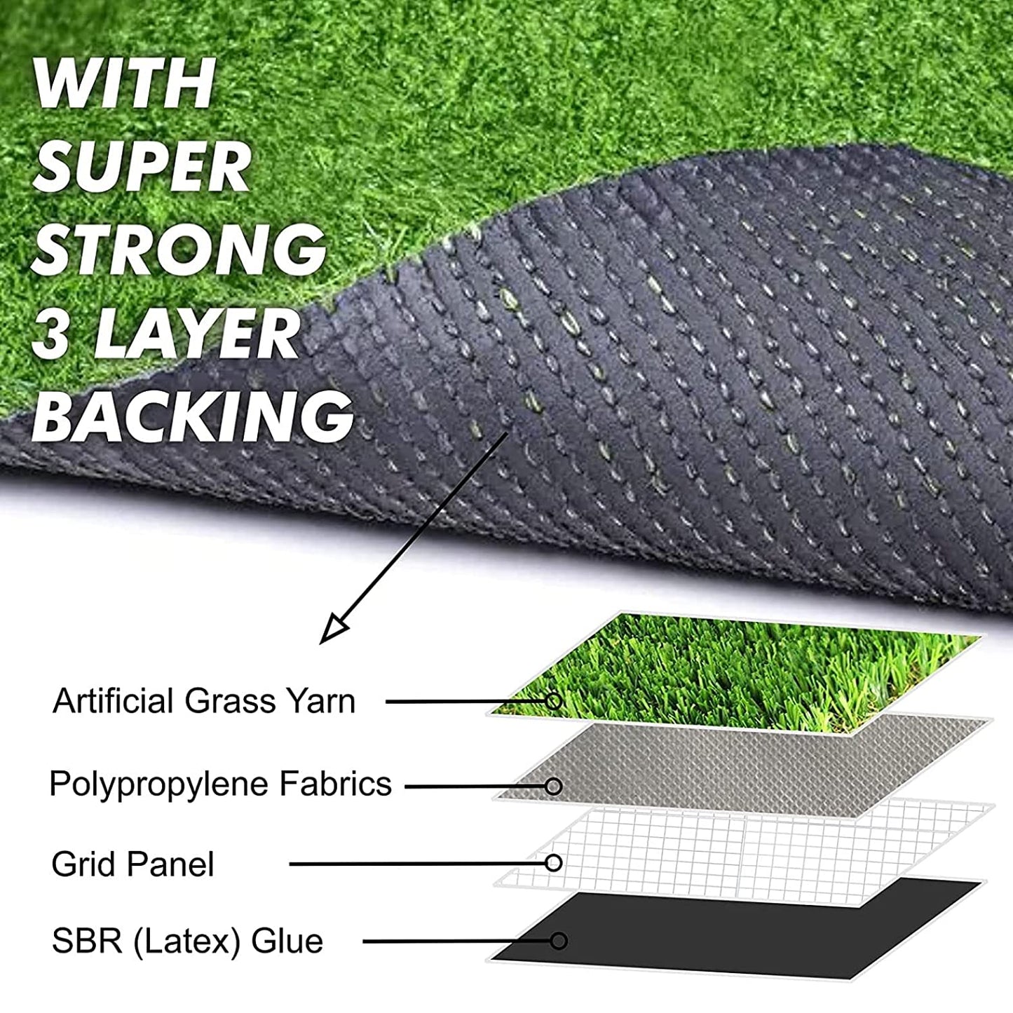 Carpets: Waterproof Artificial Grass Carpet For Home and Office