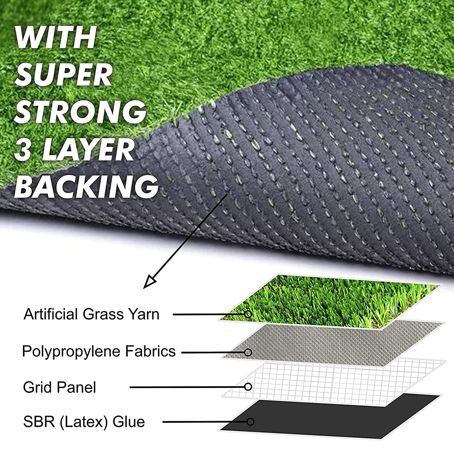 Carpets: Waterproof Artificial Grass Carpet For Home and Office