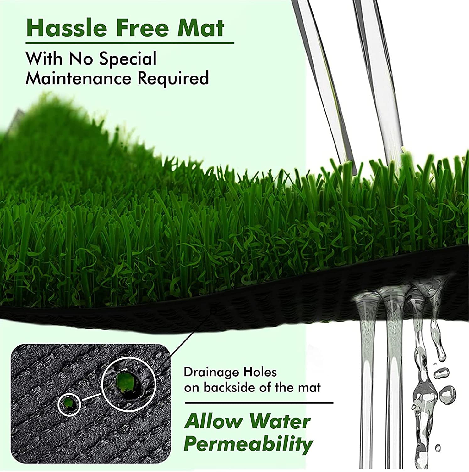 Carpets: Waterproof Artificial Grass Carpet For Home and Office