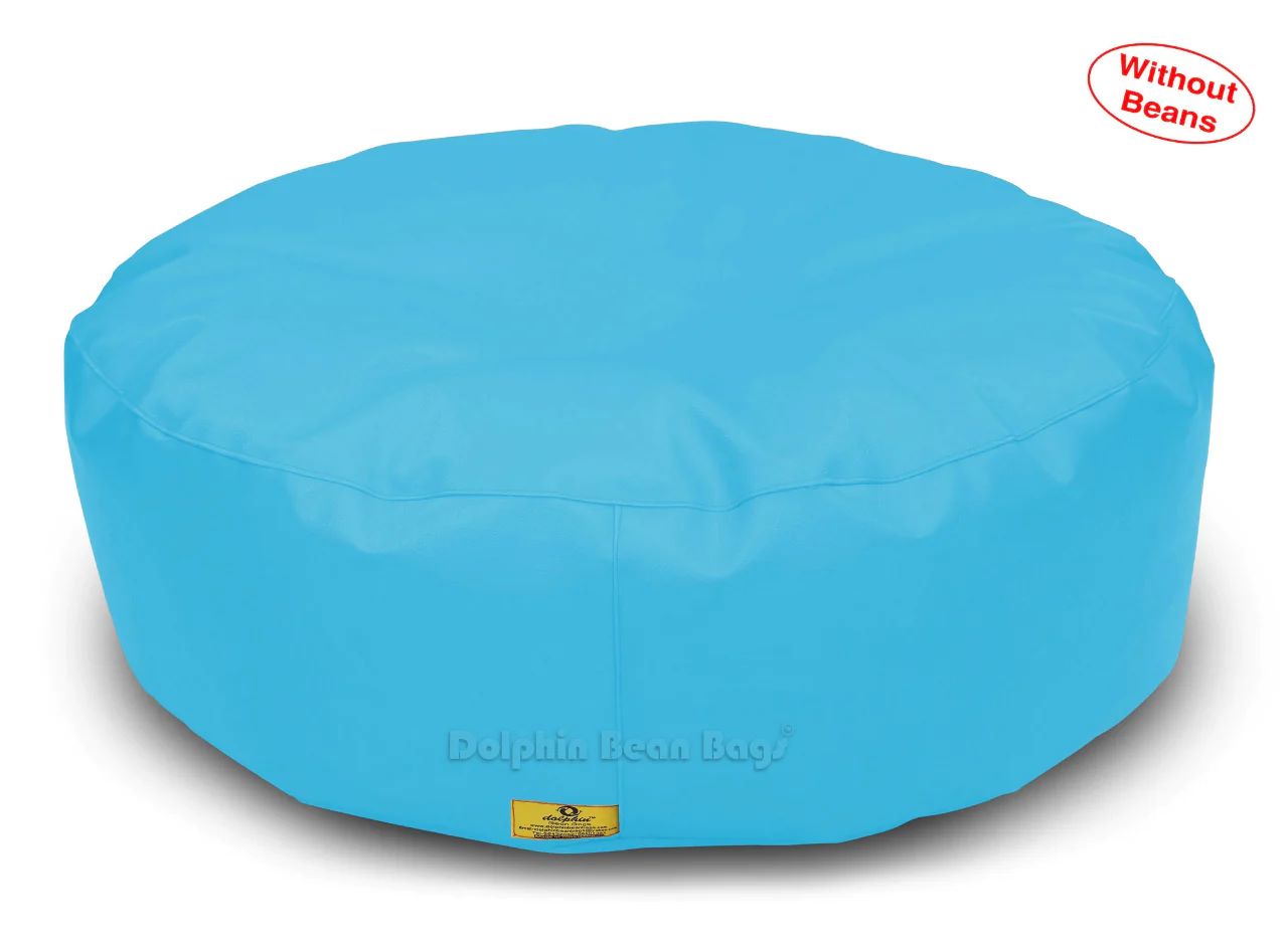 Bean Bag:  Round Floor Cushions Cover ( Without Beans)