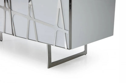 White Buffet KIA - Modern White Buffet