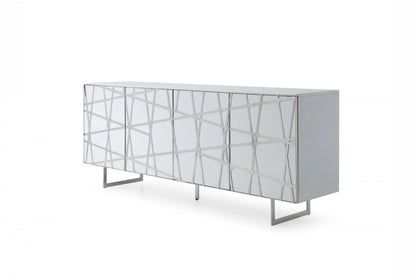 White Buffet KIA - Modern White Buffet