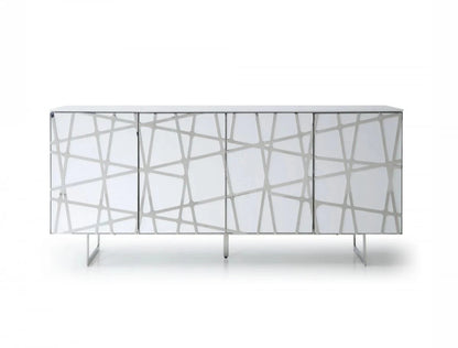 White Buffet KIA - Modern White Buffet
