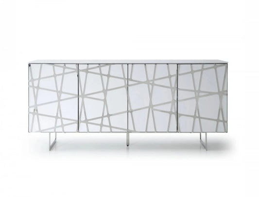 White Buffet KIA - Modern White Buffet