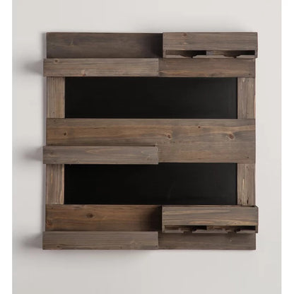 Wine Racks : 5 Bottle Wall Mounted Wine Bottle & Glass Rack in Dark Mahogany