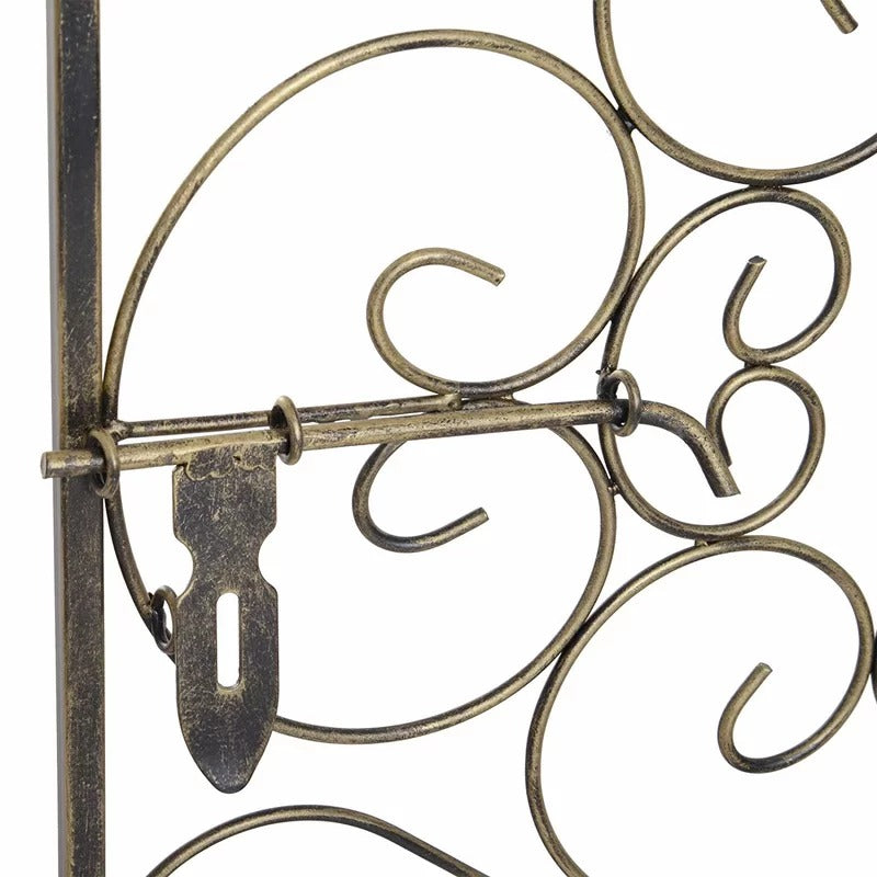 Wine Racks : Floor Wine Bottle Rack in Antique Bronze