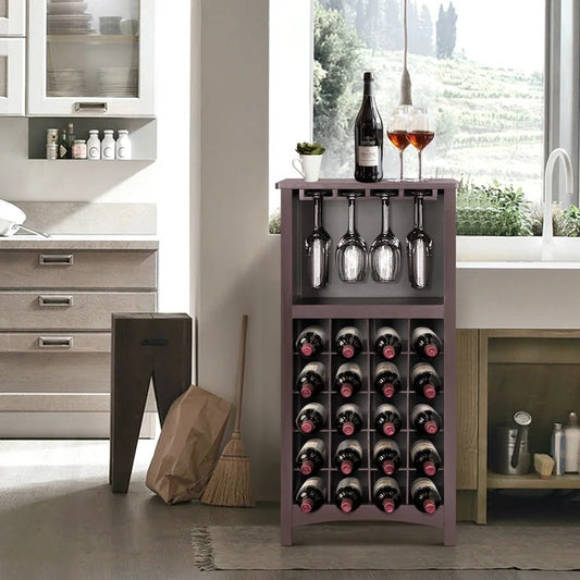 Wine Racks : Home Bar in Brown