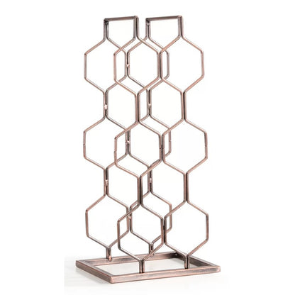 Wine Racks : Sen Tabletop Wine Bottle Rack in Copper