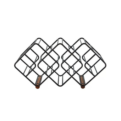 Wine Racks : Tabletop Wine Bottle Rack in Black