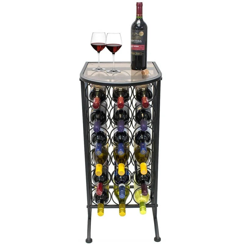 Wine Racks : VK Floor Wine Bottle Rack in Black