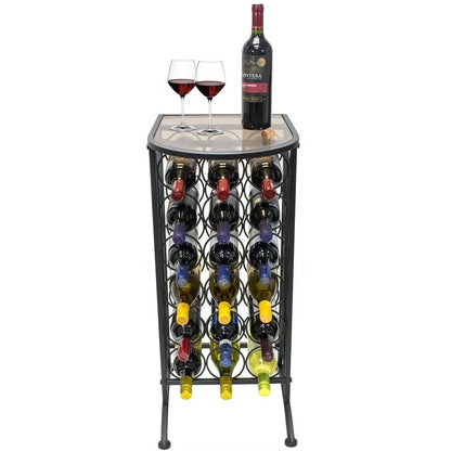 Wine Racks : VK Floor Wine Bottle Rack in Black