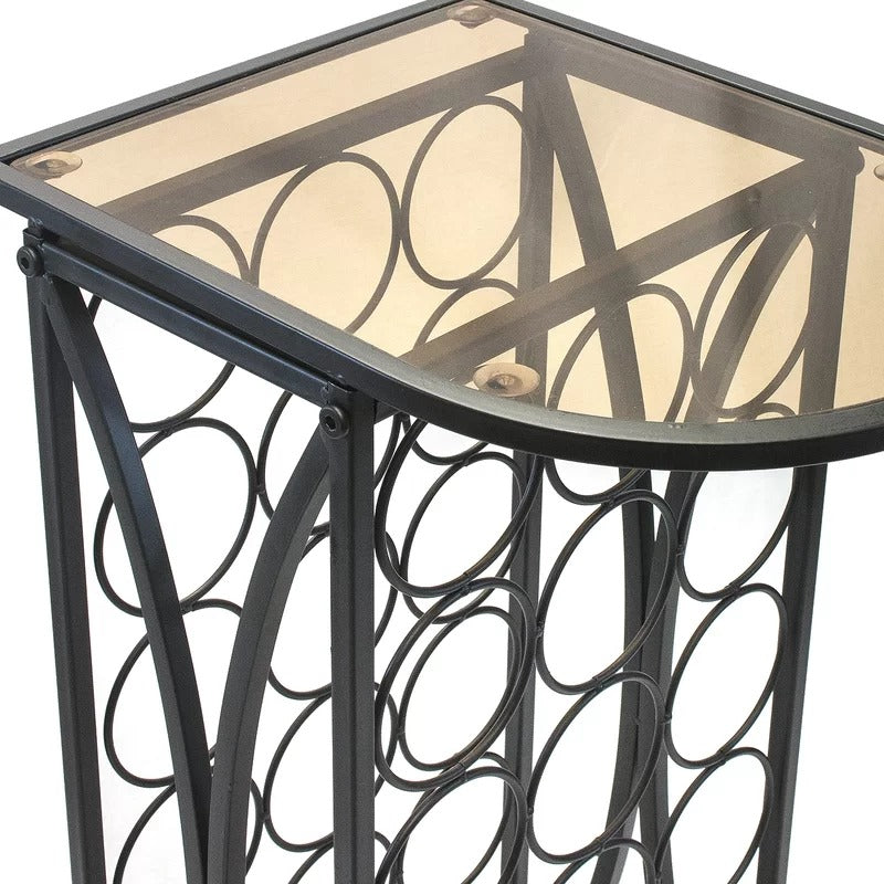 Wine Racks : VK Floor Wine Bottle Rack in Black