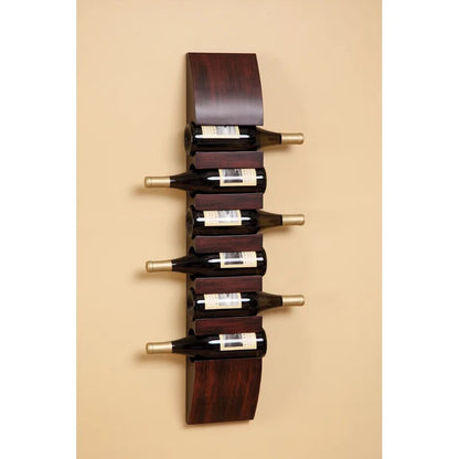 Wine Racks : Wine Bottle Rack in Cherry Wood