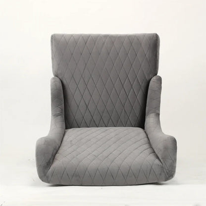 Wing Chair: 23.6'' Wide Tufted Velvet Wingback Chair