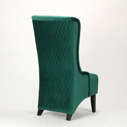 Wing Chair: 23.6'' Wide Tufted Velvet Wingback Chair
