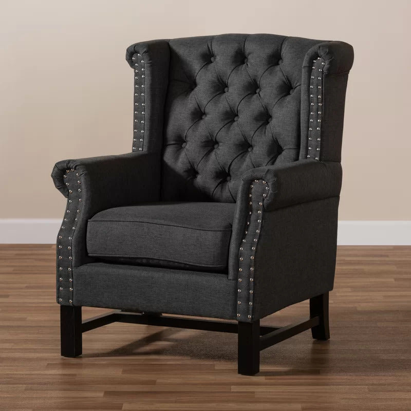 Wing Chair: 29.5'' Wide Tufted Wingback Chair