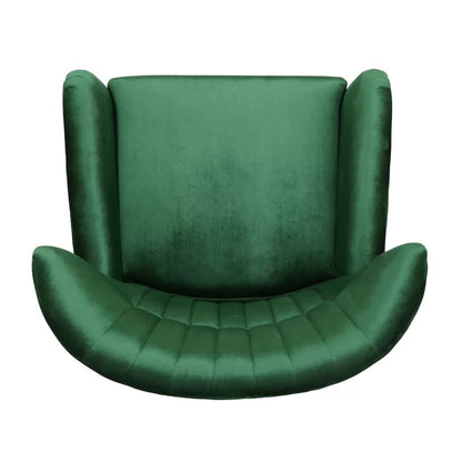 Wing Chair: 31'' Wide Tufted Velvet Wingback Chair