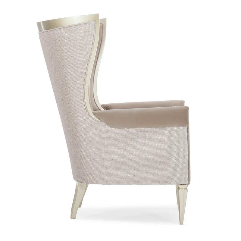 Wing Chair: 32.25'' Wide Down Cushion Wingback Chair