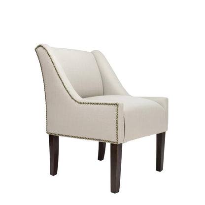 Wing Chair: Carlston 23'' Wide Linen Wingback Chair