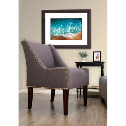 Wing Chair: Carlston 23'' Wide Linen Wingback Chair