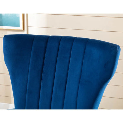 Wing Chair: Fliptak 24.5'' Wide Velvet Wingback Chair
