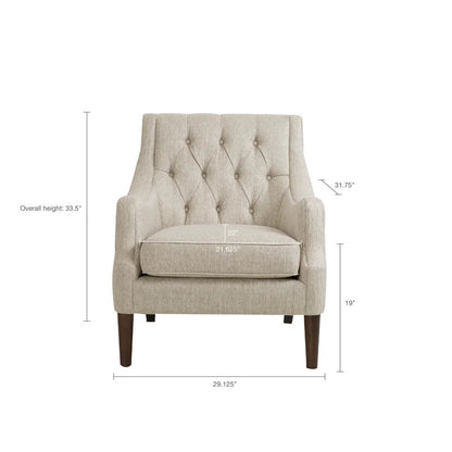 Wing Chair: Fonvill 29.25'' Wide Tufted Wingback Chair