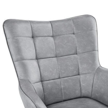 Wing Chair: Michele 28'' Wide Tufted Wingback Chair
