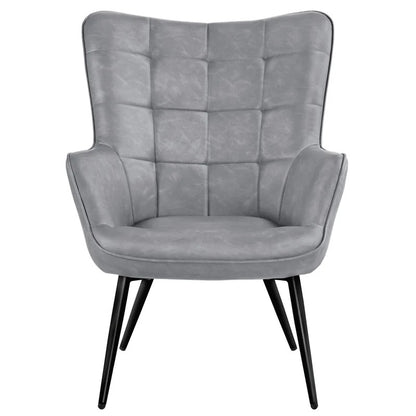 Wing Chair: Michele 28'' Wide Tufted Wingback Chair